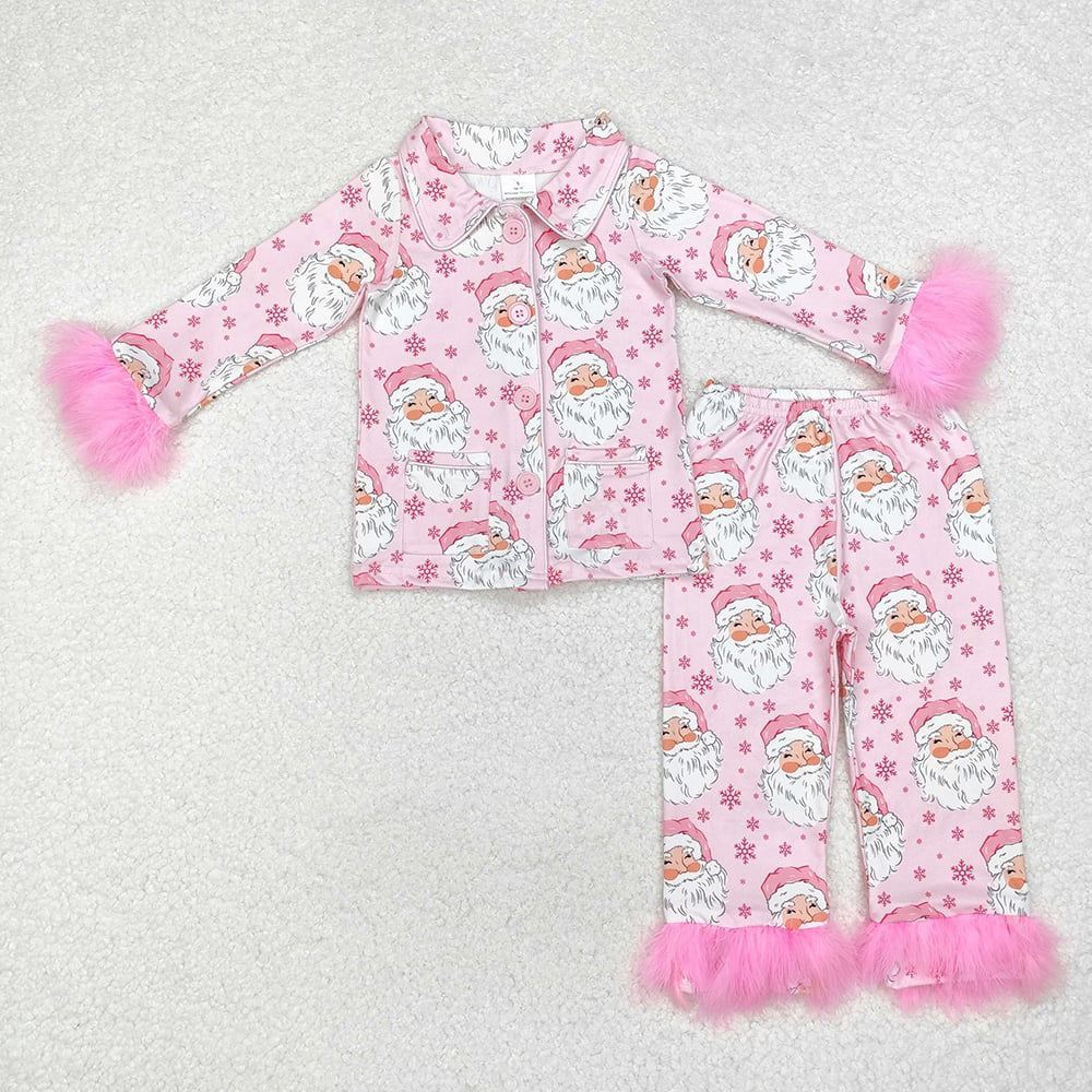 KIDS - Santa Fur PJ’s 🤍SHIPS 12/5