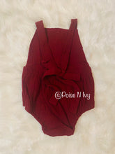 Load image into Gallery viewer, Sleeveless Maroon Romper
