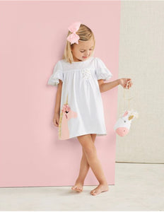 Mudpie Unicorn Dress W/ Ruffles