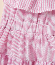 Load image into Gallery viewer, Casual Solid Stripped of Shoulder Dress Bestie

