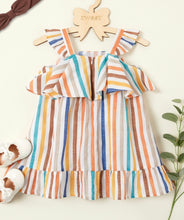 Load image into Gallery viewer, Beautifully Colored Stripped Dress Bestie
