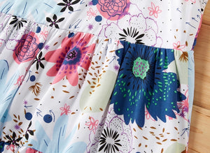 Pretty Floral Print Dress Bestie
